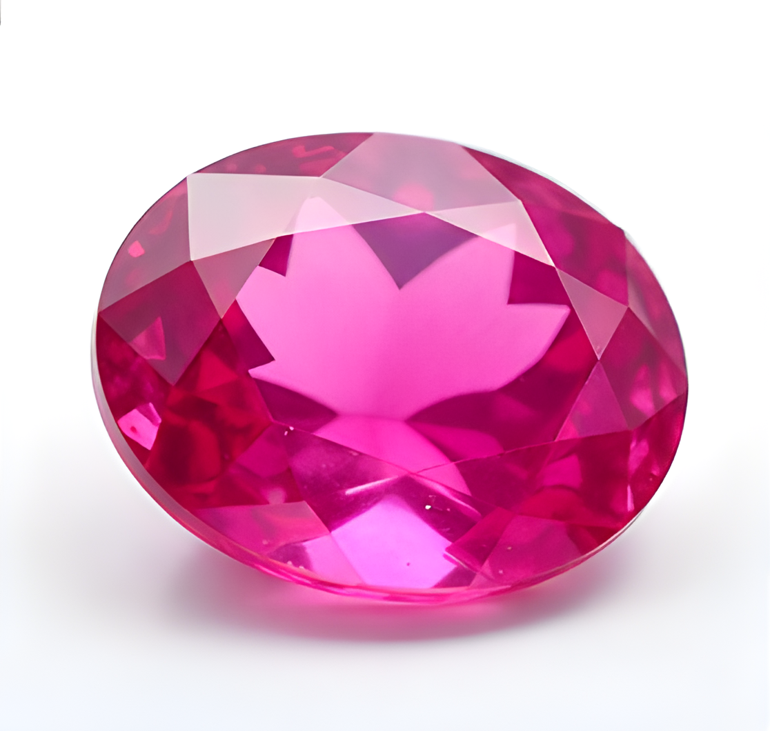 freepik__i-want-gemstone-pink-ruby-oval-in-shape-white-back__84577 1 Natural Ruby - Image 1